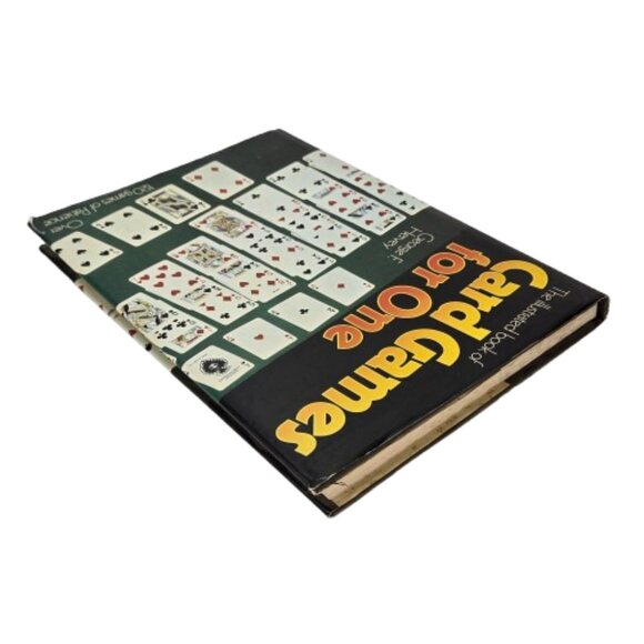 Vintage 1977 Card Games for One by George Hervey Hardcover Solitare Patience - Picture 7 of 14